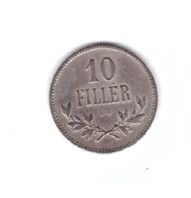 Moneda Ungaria 10 filler 1915, stare buna, curata foto