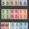 ROMANIA 1935 LP 112 REGELE CAROL II BLOCURI DE 4 TIMBRE MNH