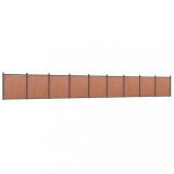 Cumpara ieftin Panou pentru gard, maro, 1564x186 cm, WPC