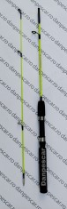 Lanseta pescuit la copca Hakuyo din fibra plina 2 tronsoane cu mufare metalica