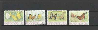 BAHAMAS 1975 FAUNA INSECTE FLUTURI foto