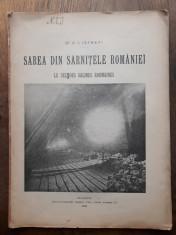 DR.C.I.ISTRATI- SAREA DIN SARNITELE ROMANIEI ,1894 //ILUSTRATA foto