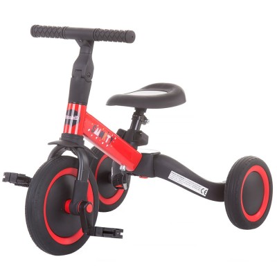 Tricicleta si bicicleta Chipolino Smarty 2 in 1 red foto