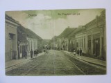 Rara! Carte pos.Oravita(Caras-Severin) circulata 1945:Strada principala spre jos