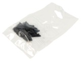 Obturator Negru pentru Profile LED - Set 20 Bucăți ABS