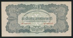 q375 UNGARIA 20 PENGO 1944 COMANDAMENTUL ARMATEI ROSII aUNC