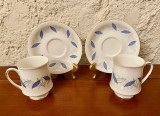 2 CESTI SI FARFURIOARE DIN PORTELAN ENGLEZESC ROYAL STANDARD- FINE BONE CHINA- TREND