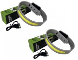 Set 2 bucati - Lumina LED HUOVA&reg; Reincarcabila pentru Brat sau Picior - Alergare sau Ciclism Nocturn