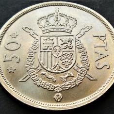 Moneda 50 PESETAS - SPANIA, anul 1976 (1975) * cod 32 = UNC