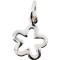 Pandantiv din argint 925 jolie silver, model floare contur, 15 x 10 mm, 0.5 g