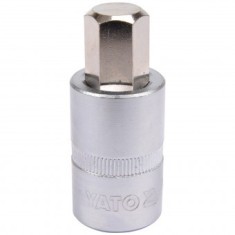 Bit hexagonal 14mm cu adaptor 1/2&quot;, 55mm, Cr-V, Yato YT-04387