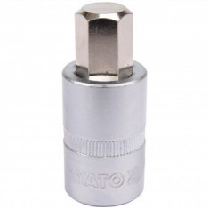 Bit hexagonal 14mm cu adaptor 1/2", 55mm, Cr-V, Yato YT-04387