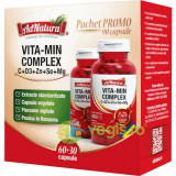 Pachet Vita-Min Complex C+D3+Zn+Se+Mg 60cps+30cps