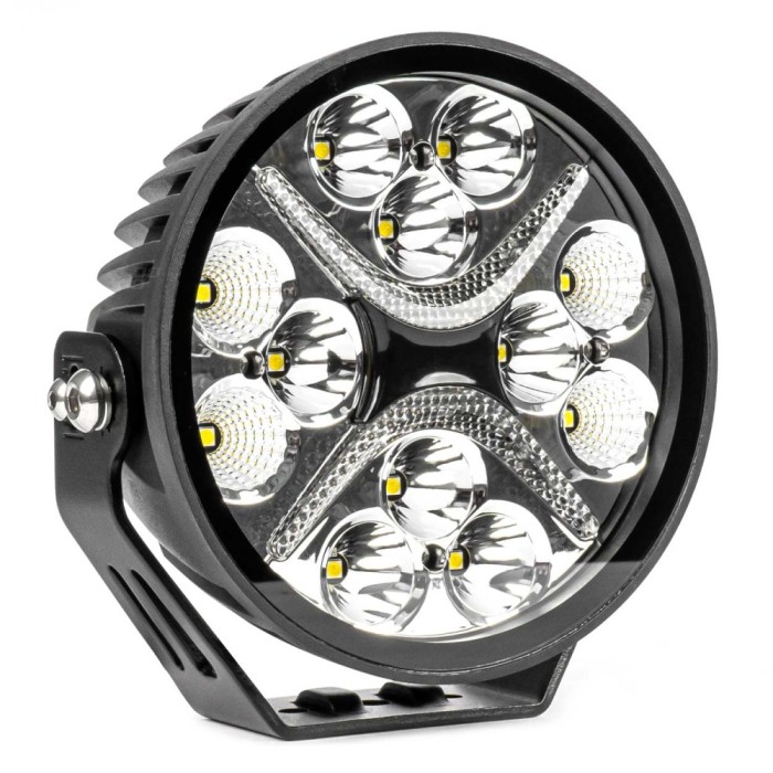 Proiector LED &bdquo;PRO SERIES&rdquo; cu doua functii pentru Off-Road, ATV, SSV, putere 54W, 7200lm, culoare 6000K, tensiune 10-30V, dimensiuni 140 x 140 x 61 mm