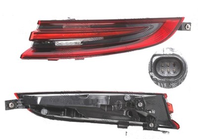 Stop spate lampa Porsche Panamera (971), 09.2016-, spate, Dreapta, partea exterioara; LED, AL (Automotive Lighting) foto