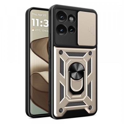 Husa pentru Motorola Edge 50 Fusion, Techsuit, CamShield, Aurie foto
