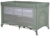 Patut pliabil Lorelli Noemi, 2 nivele, Iceberg Green Star