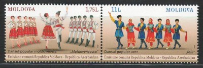 Moldova 2015 Mi 928/29 pair MNH - Dansuri populare foto