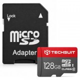 Card Memorie microSDXC Techsuit THCM26, 128Gb, Clasa 10, Cu Adaptor