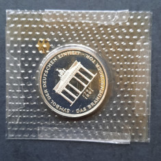 Moneda comemorativa - 10 DM "Brandenburger Tor", litera A, 1991 - Proof - G 3554
