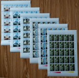 Cumpara ieftin ✅RO 1991 LP 1255 &quot; Manastiri&quot; , serie completa in coli de 25 ,MNH