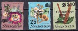 Guyana 1988 flori orhidee supratipar MI 2164-2166 MNH