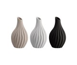 Cumpara ieftin Set 3 vaze flori ceramica multicolora Tribeca 19,5 x 15 x 31 cm