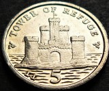 Cumpara ieftin Moneda exotica 5 PENCE - ISLE OF MAN, anul 2007 * cod 5352 = A.UNC, Europa