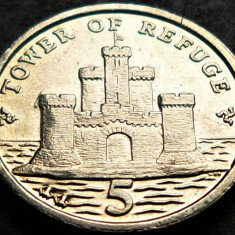 Moneda exotica 5 PENCE - ISLE OF MAN, anul 2007 * cod 5352 = A.UNC