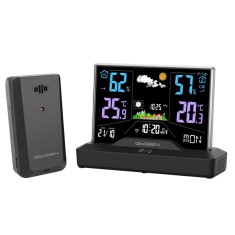 Statie meteo interior-exterior GoGEN ME2000, prognoza animata, LCD color,
