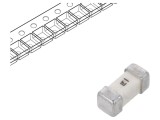 Siguranță ardere rapidă 1A SMD 250VAC 125VDC