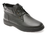 Ghete OTTER negre, SH8623, din piele naturala