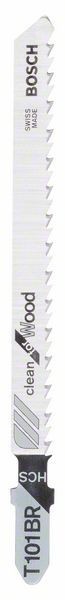Bosch Set 3 panze ferastrau vertical T 101 BR Clean for Wood, 100mm ProAdvanced PowerfulTools