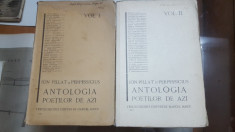Ion Pillat ?i Perpessicius, Antologia poe?ilor de azi, Vol. 1-2, 1925 foto
