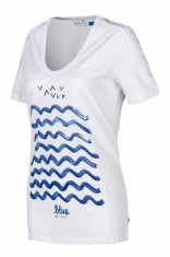 Tricou femei adidas Originals Waves Alb 40 foto