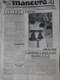 Ziarul Manevra, 1 Mai 1937, numar omagial de Paste, ziar ceferist, C. F. R.