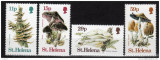 !!! RARR : ST. HELENA - CIUPERCI 1983 , 4 VALORI - NESTAMPILATE / FLORA, Nestampilat