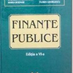 Finante publice - ed.VI