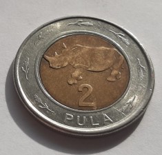 99. Moneda Botswana 2 pula 2016 foto