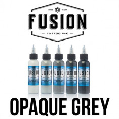 Set Fusion Gama Opaque Grey 5 tusuri 30 ml foto