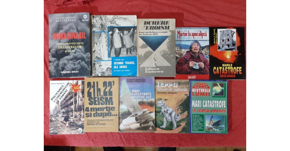 10 vol. cu dezastre, catastrofe, cutremure, calamitati (cutremurul din ...