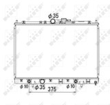 NRF 53686 Radiator, racire motor