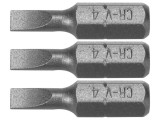 Set 3 Biti 1/4'' 4X25Mm