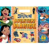 Disney Stitch, Aventuri magice, Carte de colorat cu autocolante