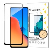 Folie de protectie Ecran WZK pentru Xiaomi Redmi 12, Sticla Securizata, Full Glue, Neagra