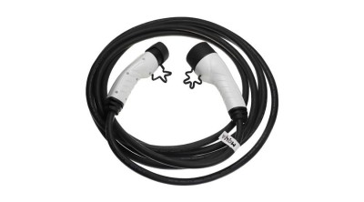 VHBW Cablu de &amp;icirc;ncărcare pentru mașină electrică, Plug-In Hybrid - Cablu tip 2 la tip 2, trifazat, 16 A, 11 kW, 7 m foto