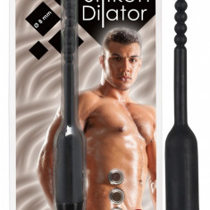 Dilatator Cu Vibratii / Vibrator Pentru Stimulare Uretrala (Barbati) Pearl, Negru, 19 cm