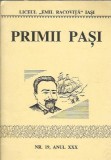 Revista Primii Pasi nr.19 Anul XXX - Editie de colectie, Coperta cartonata, 60 pagini