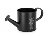 Cumpara ieftin Set 4 ghivece flori metal negru 12x12 cm