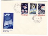 C12 - FDC Romania - Cosmonautica I - LP611 - 1965